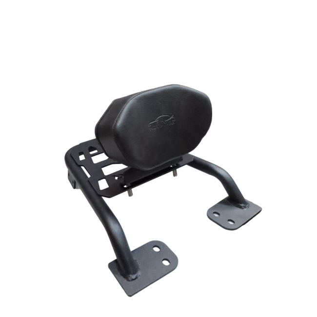 Motocare Dominar 400 Plate Carrier with Backrest for Bajaj Dominar 250/400 – Heavy Duty Rear Luggage Rack with Pillion Comfort Support