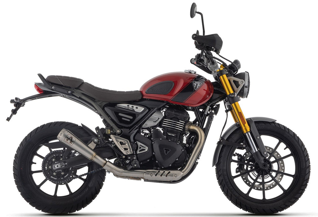 ARROW Triumph Scrambler 400X Speed 400 2024 Pro Race Nichrom Silencer Dark Slip On (71974PRN)