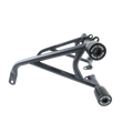 MotoCare 4 Slider Crash Guard for Bajaj Pulsar NS200 (Black) | Heavy Duty Engine Guard & Bike Protection Frame