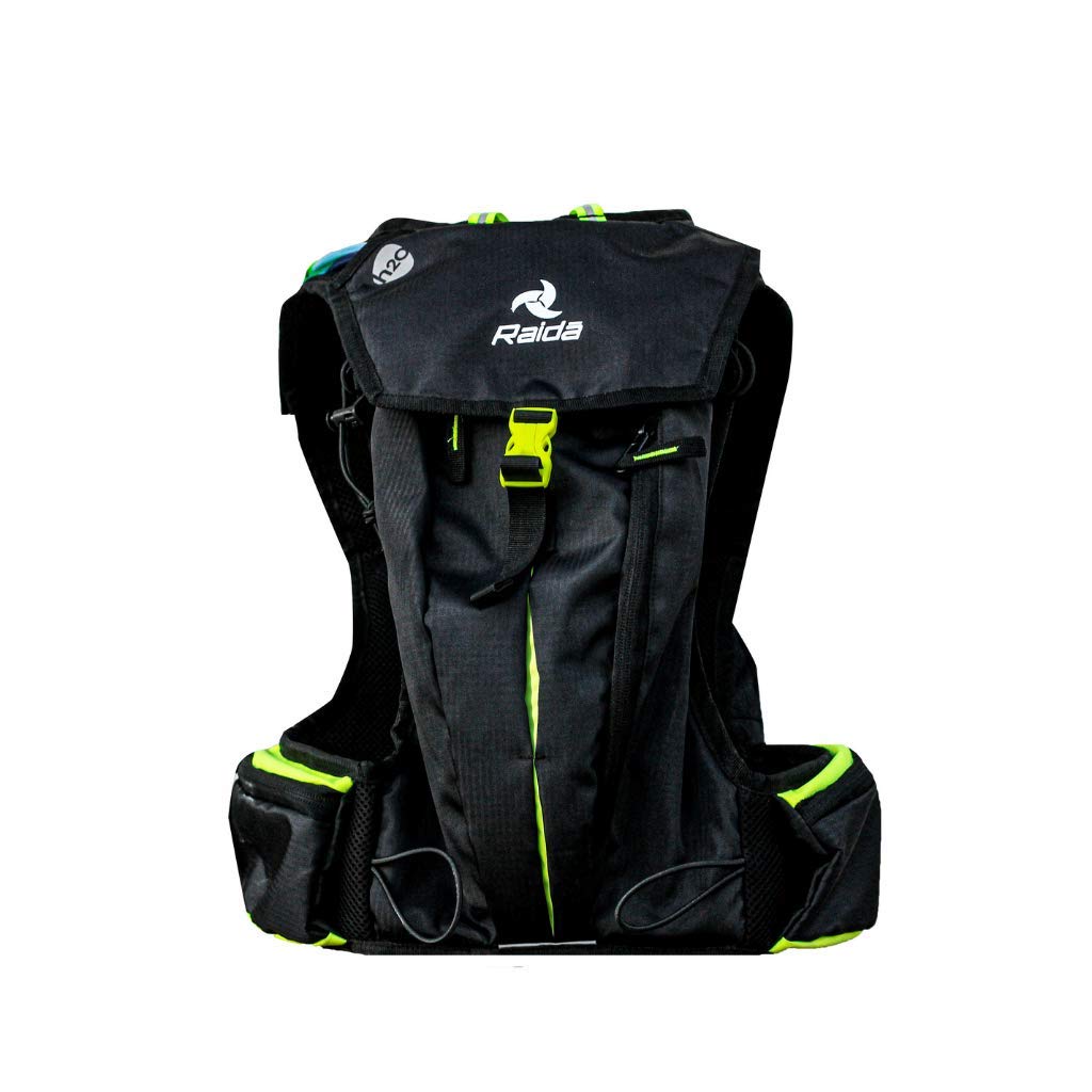 Raida Hydration Bag with 2L BPA-Free Bladder | No Movement While Riding | Ultra-Lightweight | Multi-Compartment | Built for Hiking, Biking, Camping & Outdoor Sports