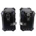 Fauvism 38 LITRES ALUMINIUM PANNIERS With Racks BLACK ( SET OF 2)