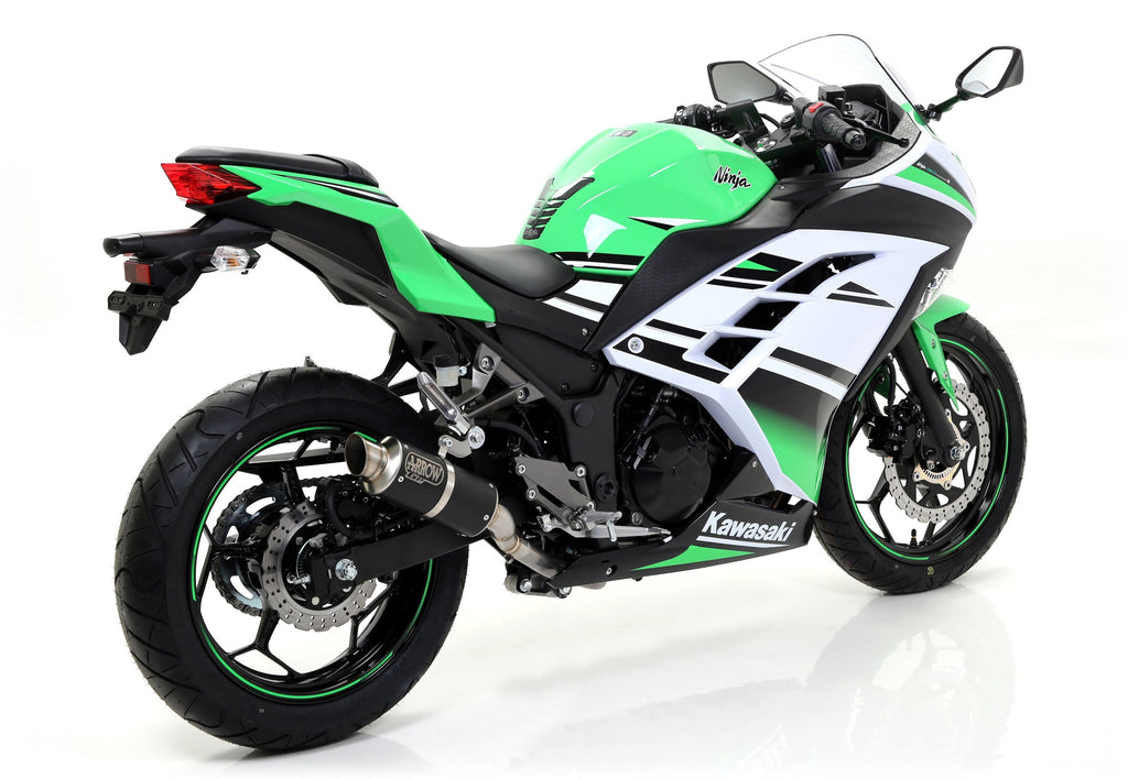 ARROW Kawasaki Ninja 300 2013 / 2016 GP2 Dark Exhaust Kit (71018GPI)