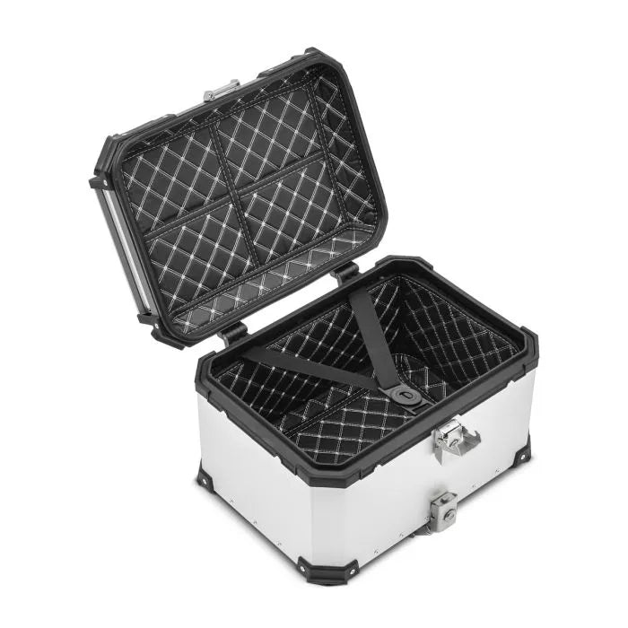 Fauvism Aluminium Top Box - 55L Silver