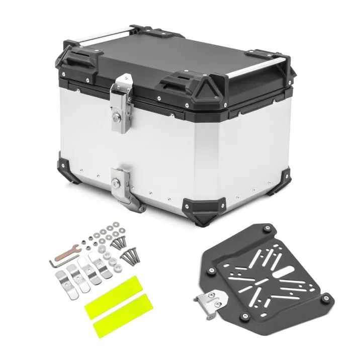 Fauvism Aluminium Top Box - 55L Silver