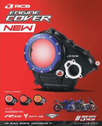 RCB ENGINE COVER R15V3 MT15 01E0010 ( RED )