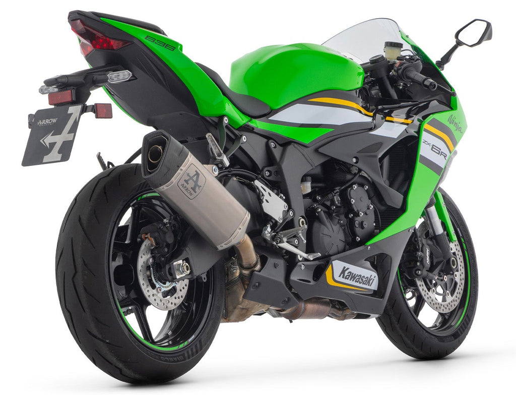 ARROW Kawasaki ZX6R 636 (2024-2026) Steel Racing Central Link Pipe (71790MI)