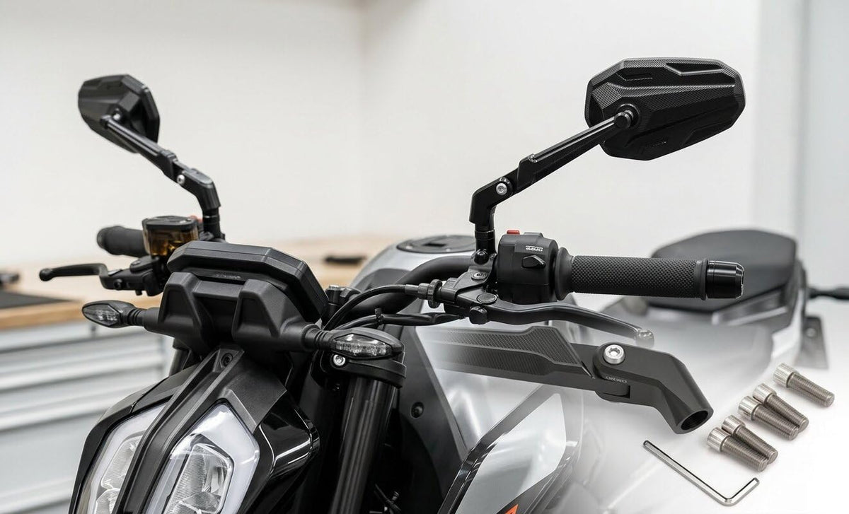 HiFast Yoke Fit Anti Glare Mirrors