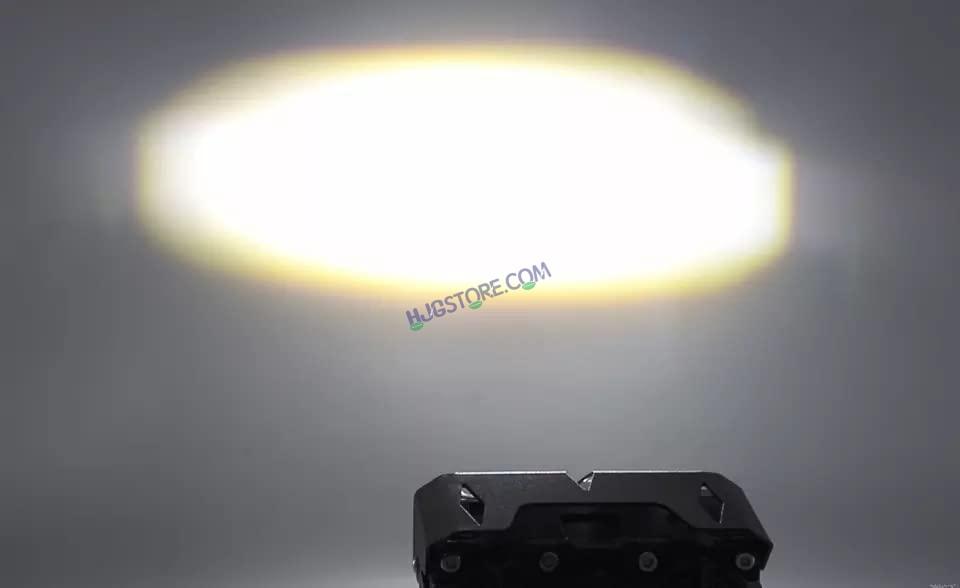 LIU HJG Future Eye 3 Original Mega Drive Lens Dual Color Yellow/White LED Fog Lights (Set Of 2