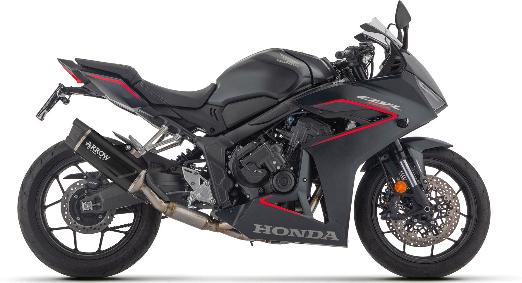 ARROW Honda CBR650R CB650R (2025) Full System Titanium Pro Race Silencer with Stainless Steel Collectors (71069PR)