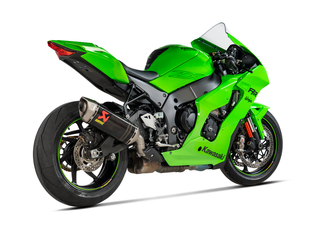 AKRAPOVIC KAWASAKI NINJA ZX 10R (2021-2022) Slip On Line (Carbon) (S-K10SO27-HRC)
