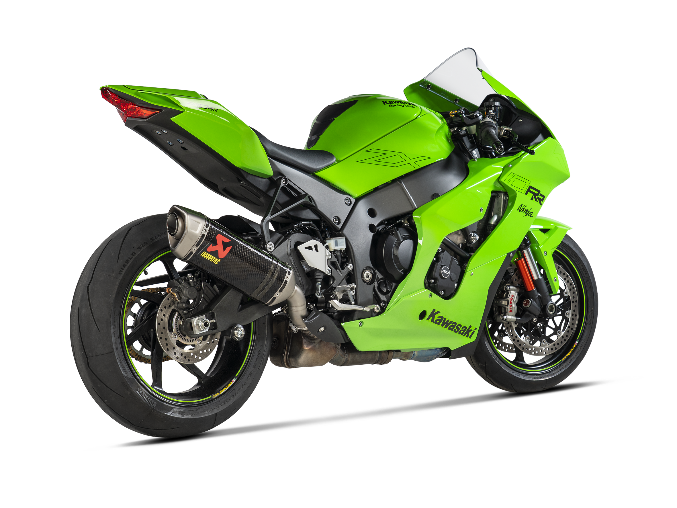 AKRAPOVIC KAWASAKI NINJA ZX 10R (2021-2022) Slip On Line (Carbon) (S-K10SO27-HRC)