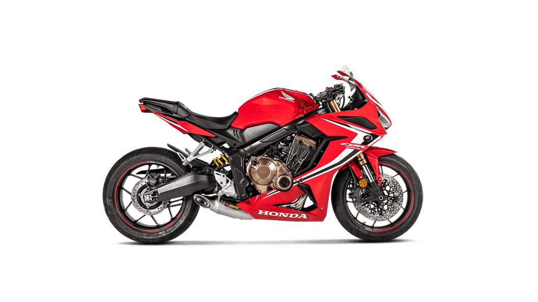 AKRAPOVIC HONDA CBR 650 R 2019 Racing Line Full System (Titanium) (S-H6R11-AFT)