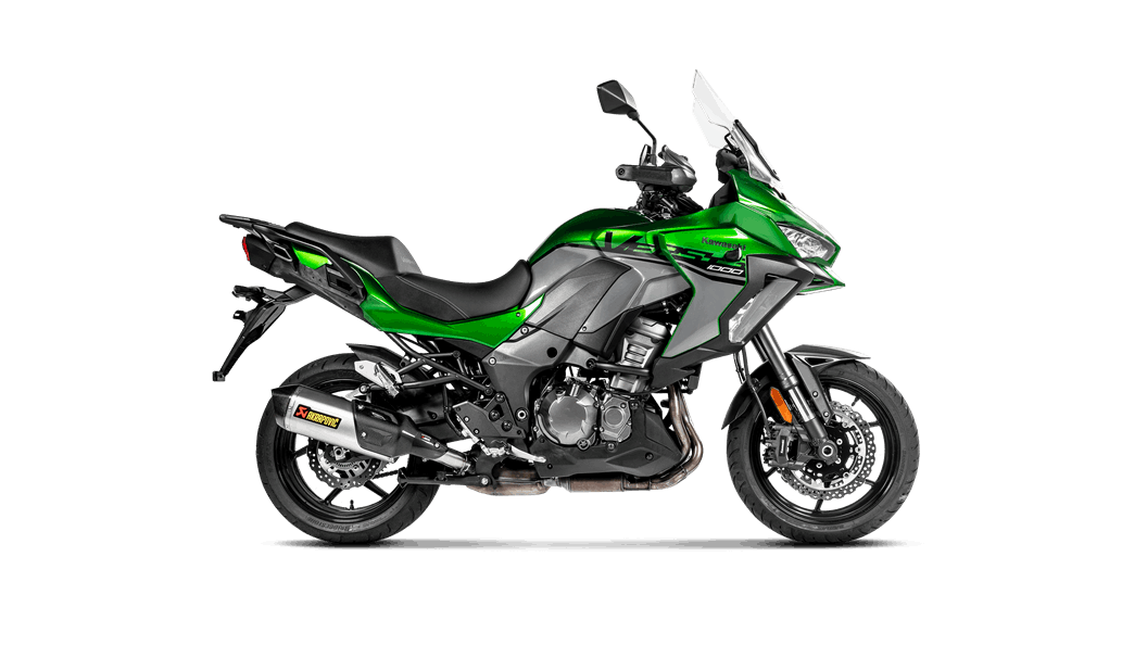 AKRAPOVIC KAWASAKI VERSYS 1000 2019 Slip-On Line (Titanium) (S-K10SO22-HWT)