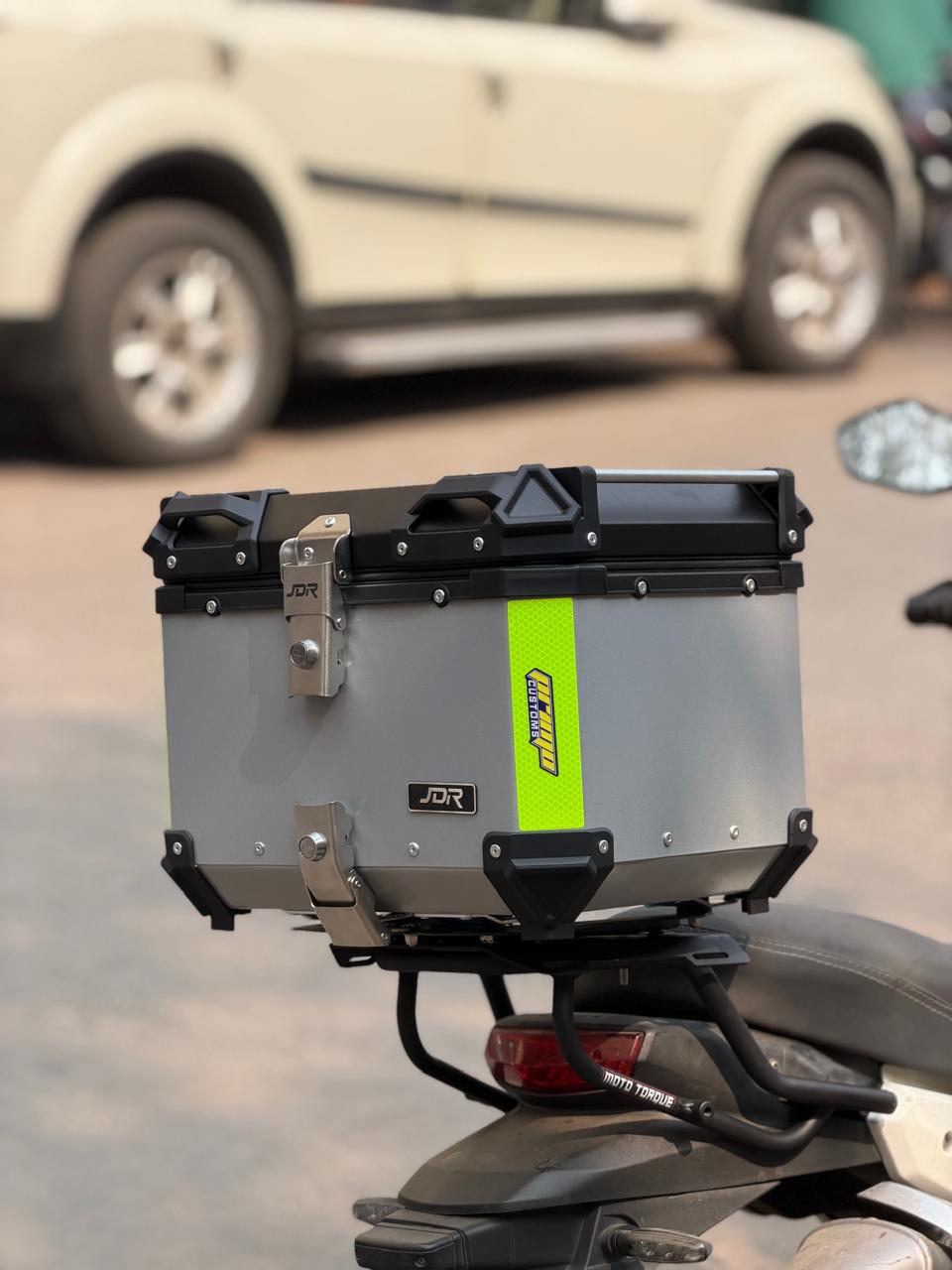 JDR 45 LITRES ALUMINIUM TOP BOX