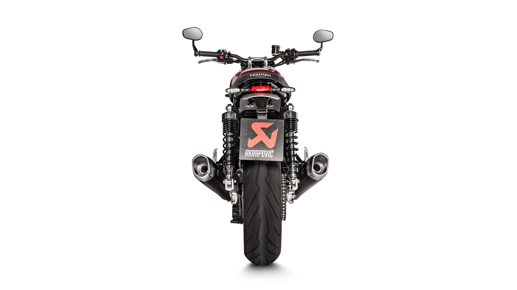 AKRAPOVIC TRIUMPH SPEED TWIN 2020 Slip-On Line (Titanium) (S-T12SO2-HCQTBL)