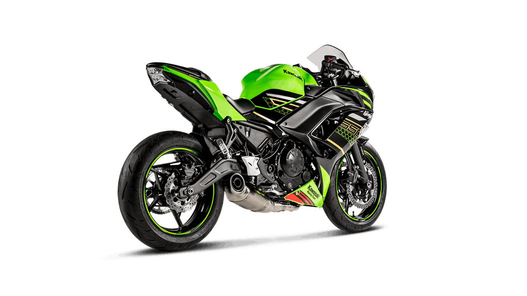 AKRAPOVIC KAWASAKI Z650 2020 Racing Line (Titanium) (S-K6R13-AFCRT)