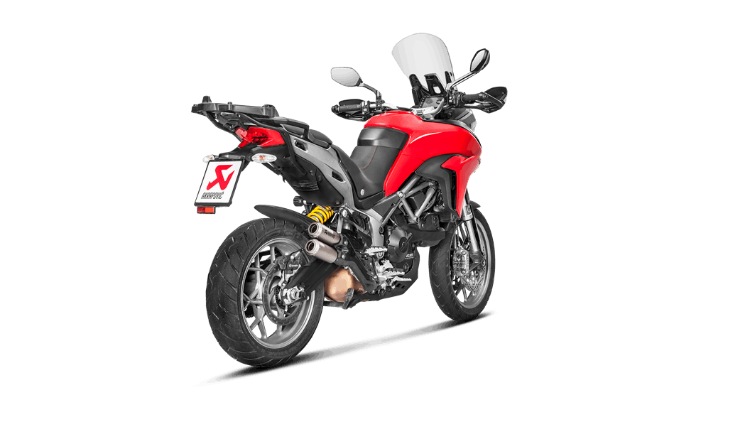 AKRAPOVIC DUCATI MULTISTRADA 950 / 950 S 2019 Slip On Line (Titanium) (S-D9SO10-HIFFT)