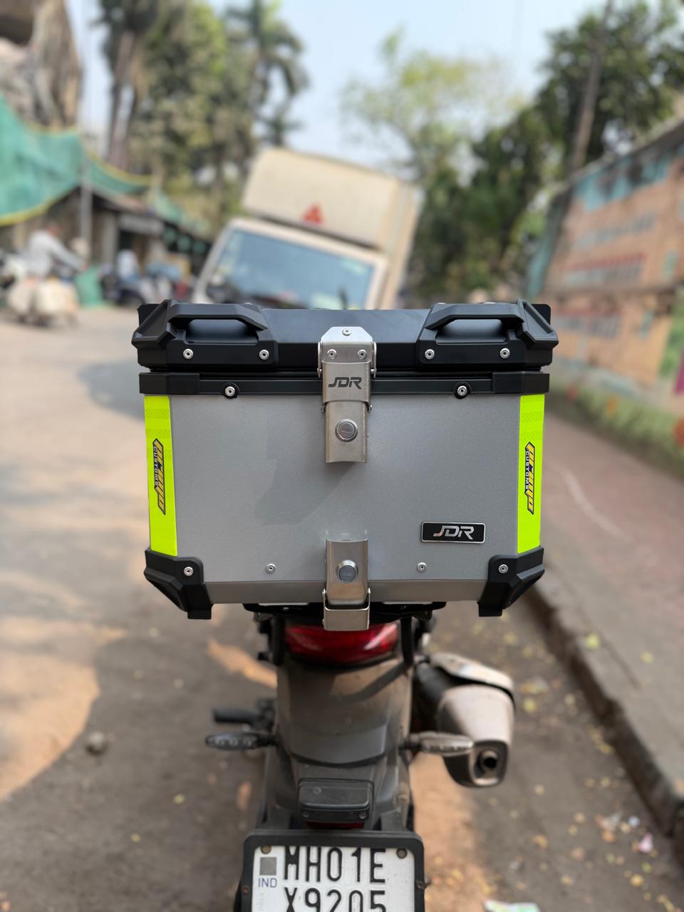 JDR 45 LITRES ALUMINIUM TOP BOX