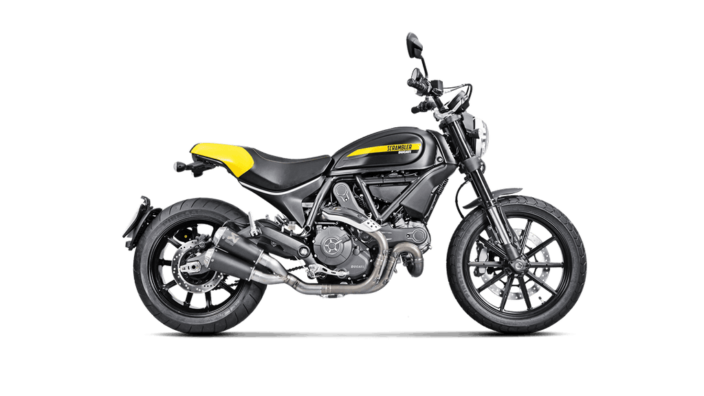 AKRAPOVIC DUCATI SCRAMBLER ICON / URBAN ENDURO / CLASSIC / FULL THROTTLE 2016 Slip On Line (Titanium) (S-D8SO4-CUBTBL)