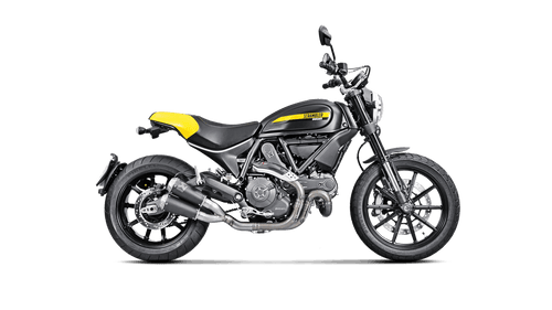 AKRAPOVIC DUCATI SCRAMBLER ICON / URBAN ENDURO / CLASSIC / FULL THROTTLE 2016 Slip On Line (Titanium) (S-D8SO4-CUBTBL)