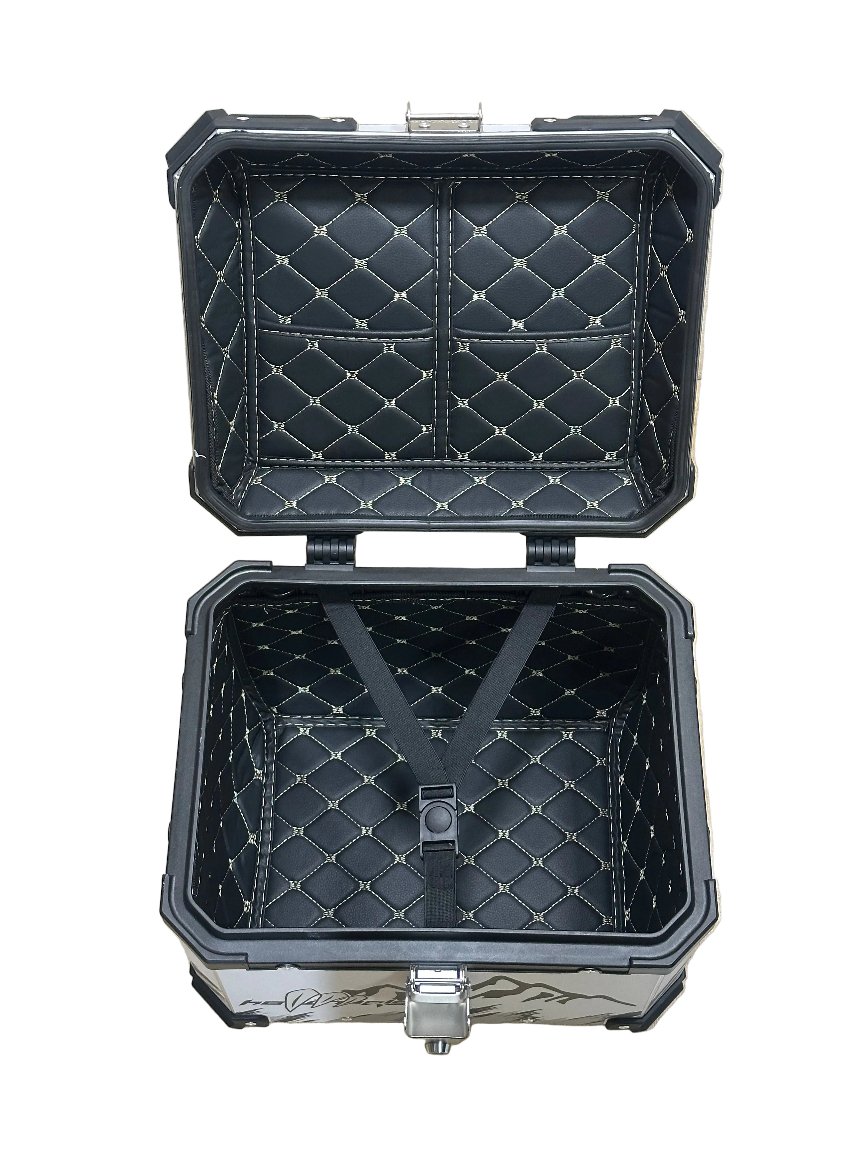 45L Stainless Steel Graphics Top Box