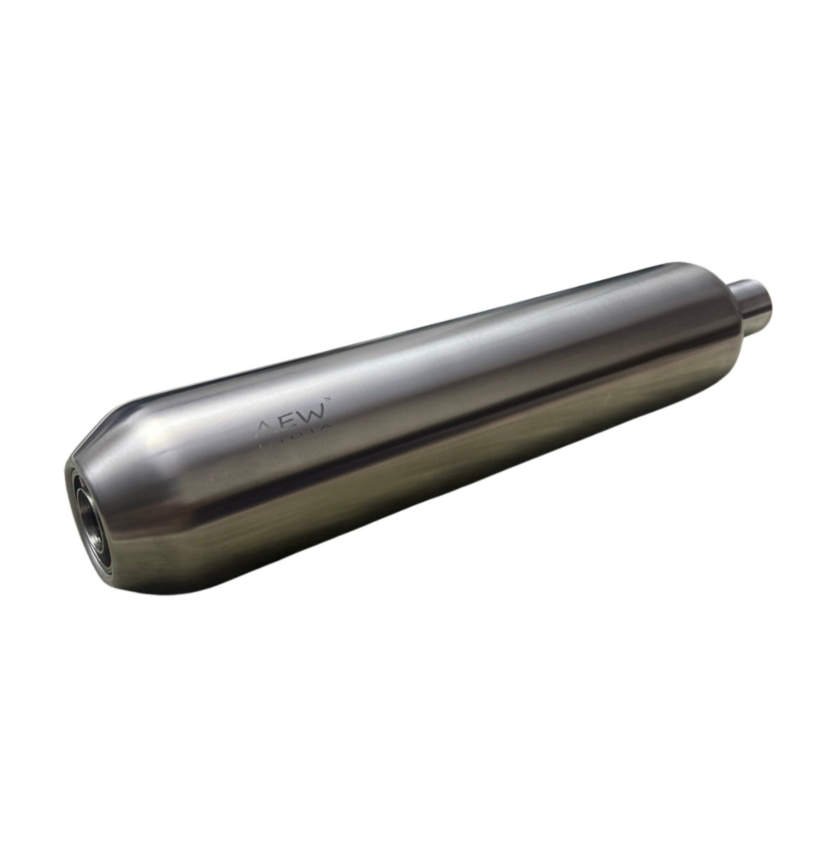 AEW Performance Exhaust for Super Meteor 650 - TE 202 SS 304 - Stainless Steel Mirror Polish