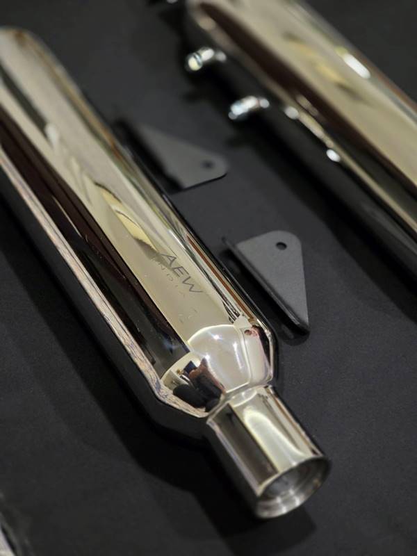 AEW-Classic 650 Performace Exhaust (Mirror Polish)-TE204