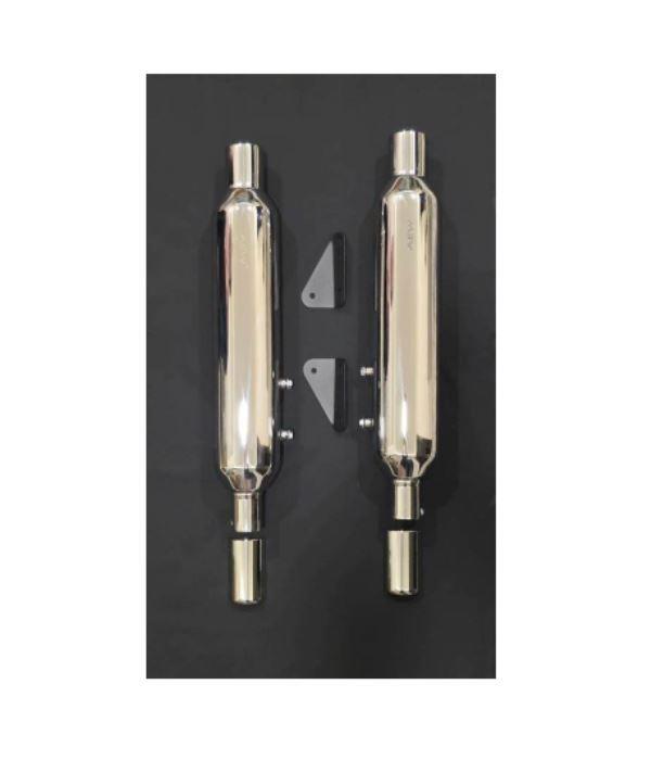 AEW-Classic 650 Performace Exhaust (Mirror Polish)-TE204
