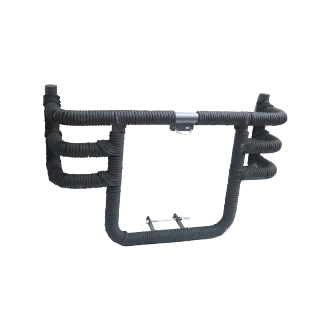 MotoCare Air Fly Crash Guard with Rope for Royal Enfield Classic 350 – Heavy Duty Engine Protection