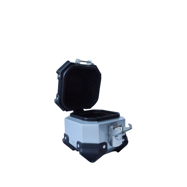 MOTOCARE ALUMINIUM 5 LITERS SILVER TOP BOX