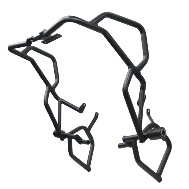 MotoCare Upper & Lower Crash Guard for TVS Apache RTX 300 – Black