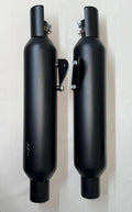 Aew TE 203 Performace Exhaust For Royal Enfield Shot Gun 650 - Black - 88122E