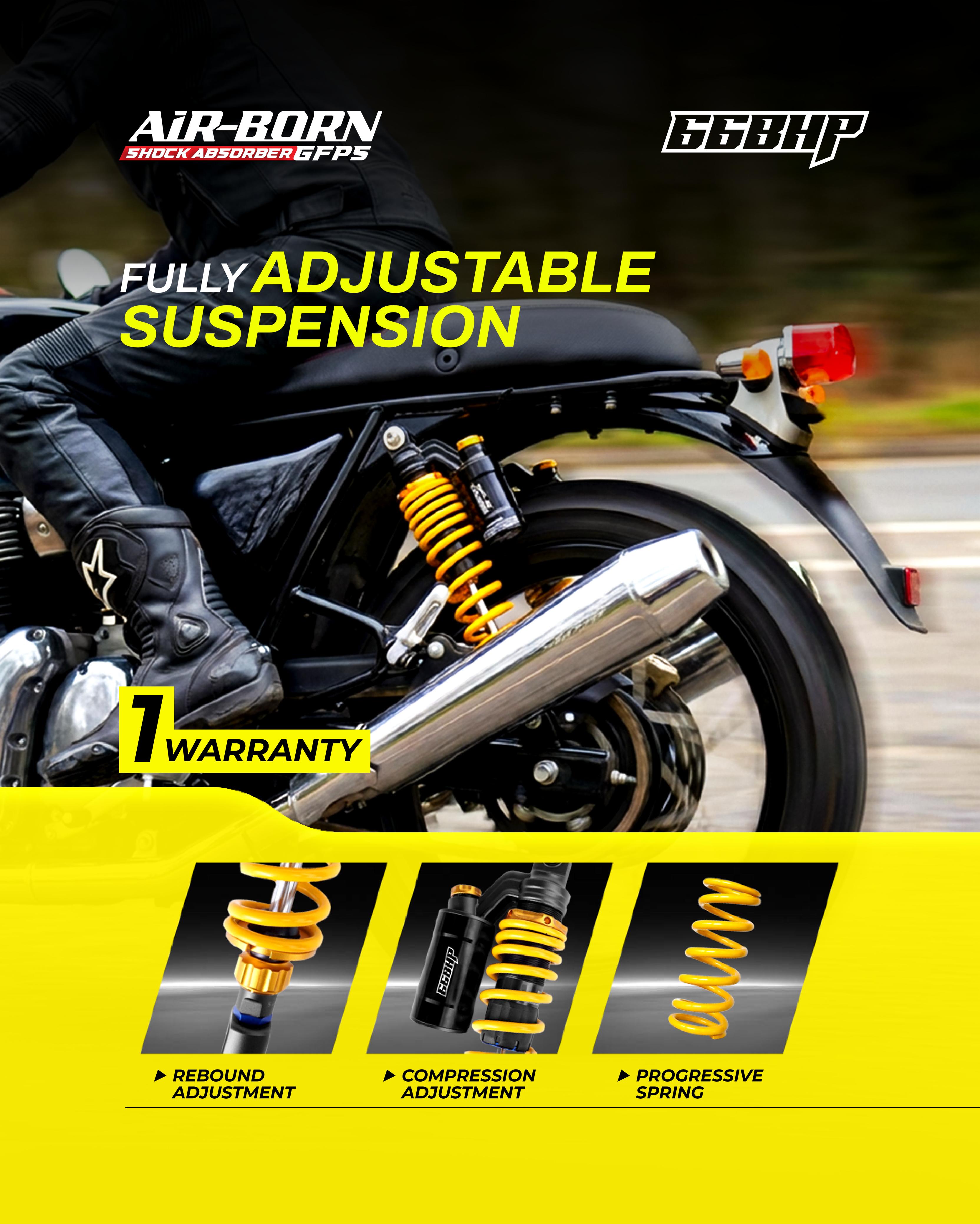 Interceptor 650 / GT 650 66BHP Air Born Performance Suspension