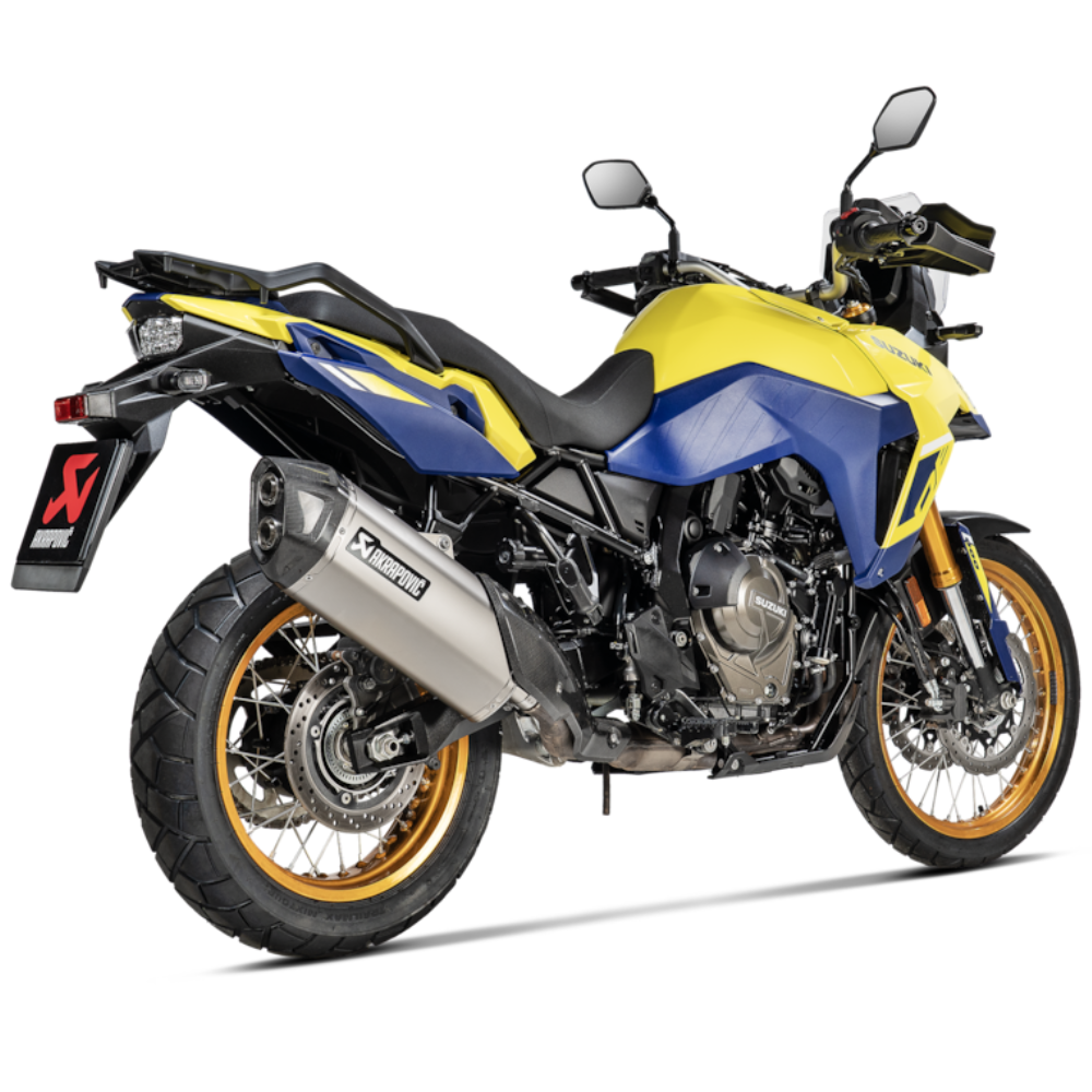 Suzuki V-Strom 800 (2022+) Slip-On Titanium Exhaust – Akrapovič