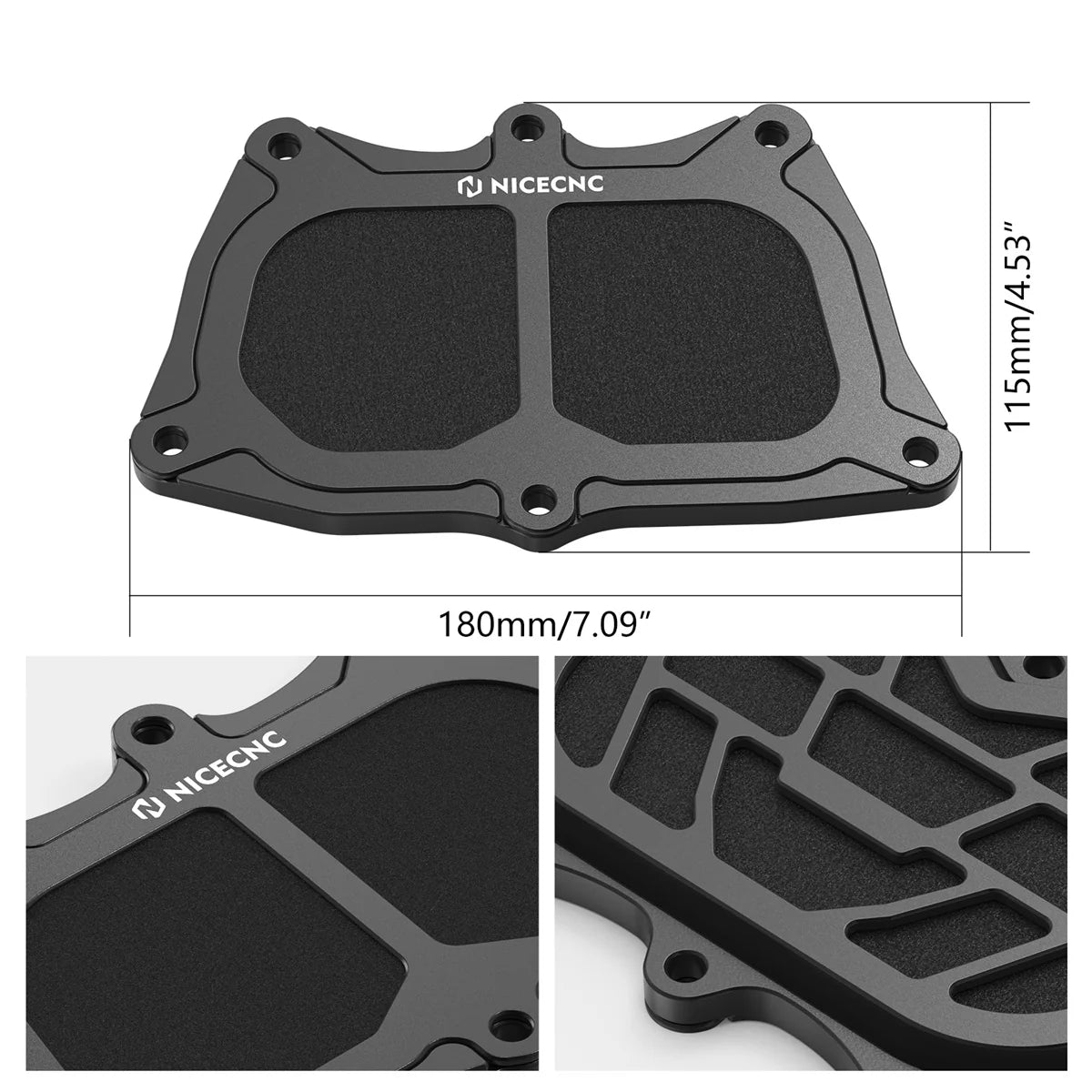 Vented air box cover with reusable filter for Gen 2 KTM's