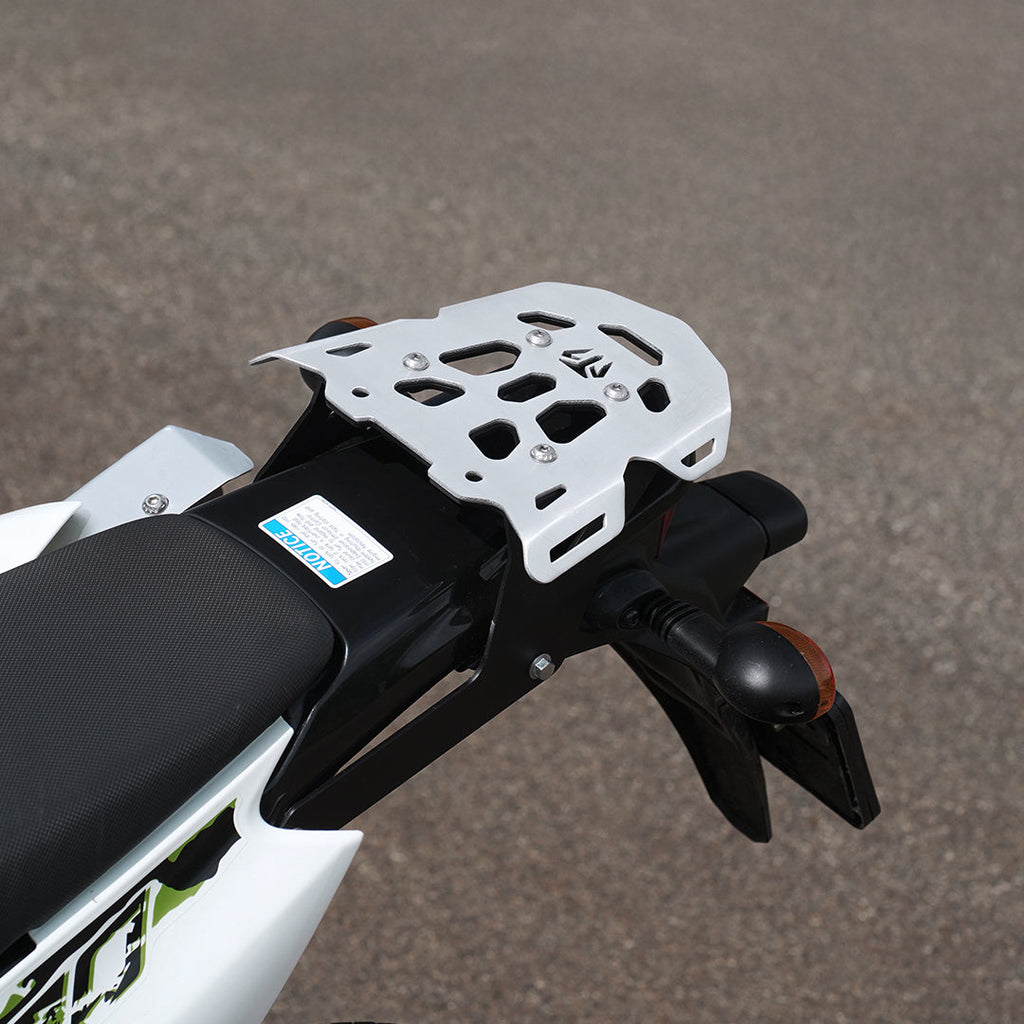 ALUMINIUM TOP PLATE WITH MS BACK CARRIER FOR KAWASAKI KLX 230