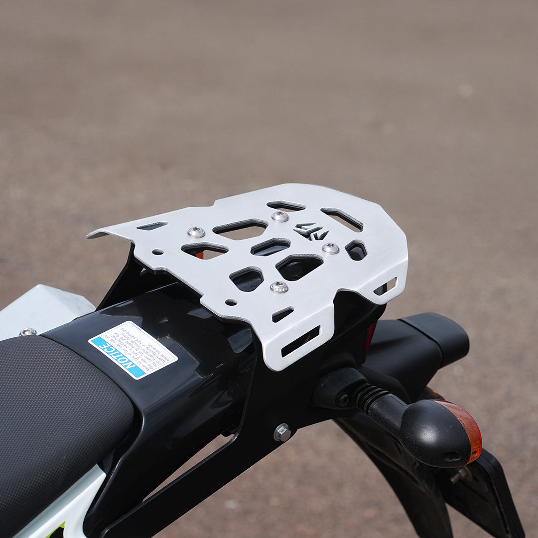 ALUMINIUM TOP PLATE WITH MS BACK CARRIER FOR KAWASAKI KLX 230