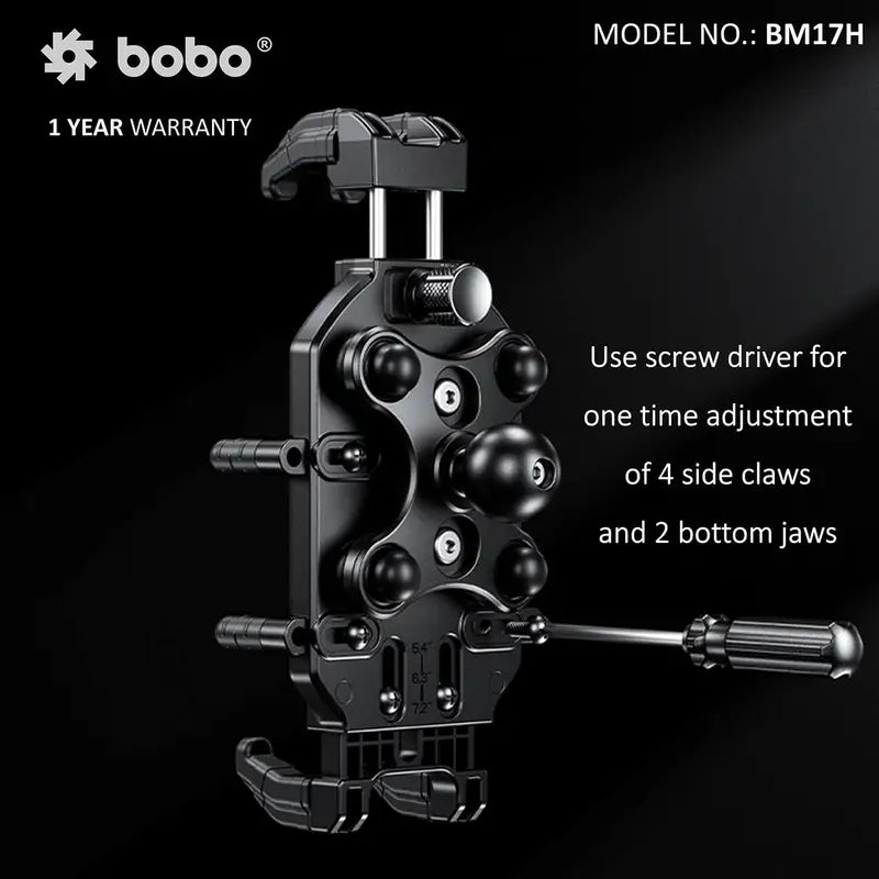 Bobo BM17H Anti Vibration Anti Theft Motorcycle Mobile Mount