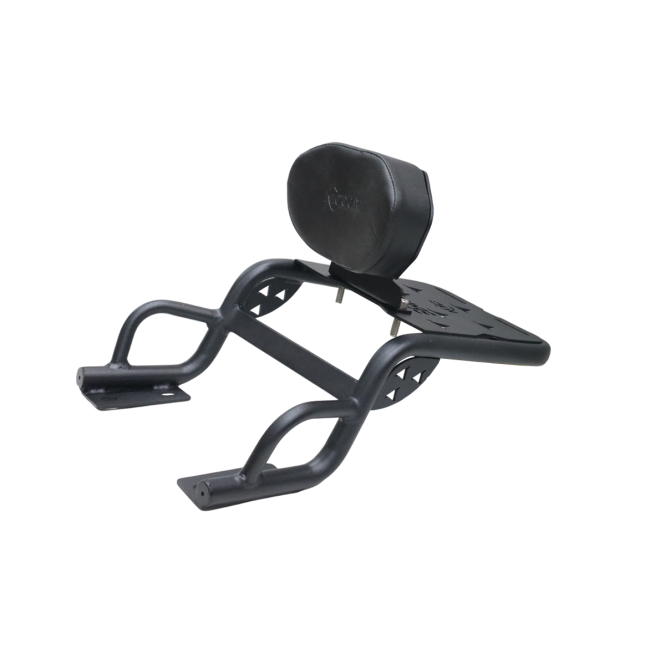 MotoCare Carrier with Backrest for Bear 650 – Rear Luggage Rack & Pillion Support
