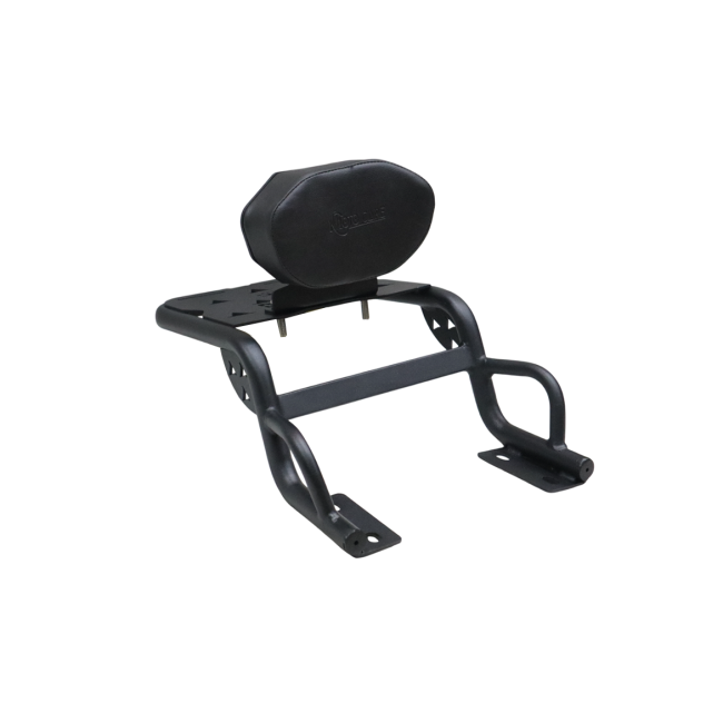 MotoCare Carrier with Backrest for Bear 650 – Rear Luggage Rack & Pillion Support