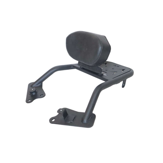 MotoCare Carrier with Backrest for Honda CB300F | Luggage Rack with Passenger Comfort Support