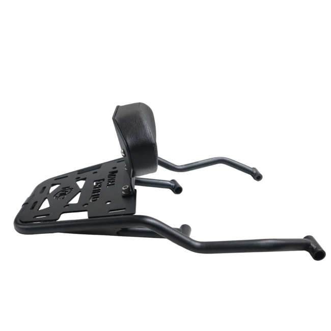 MotoCare Carrier with Backrest for Guerrilla 450 – Rear Luggage Rack with Pillion Support