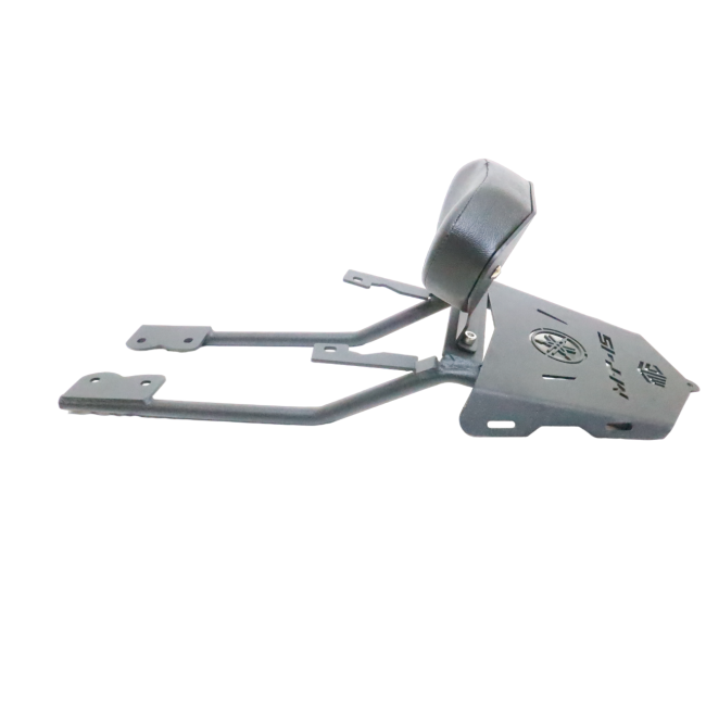 Motocare Carrier with Backrest for Yamaha MT-15 | Rear Luggage Carrier with Pillion Back Support