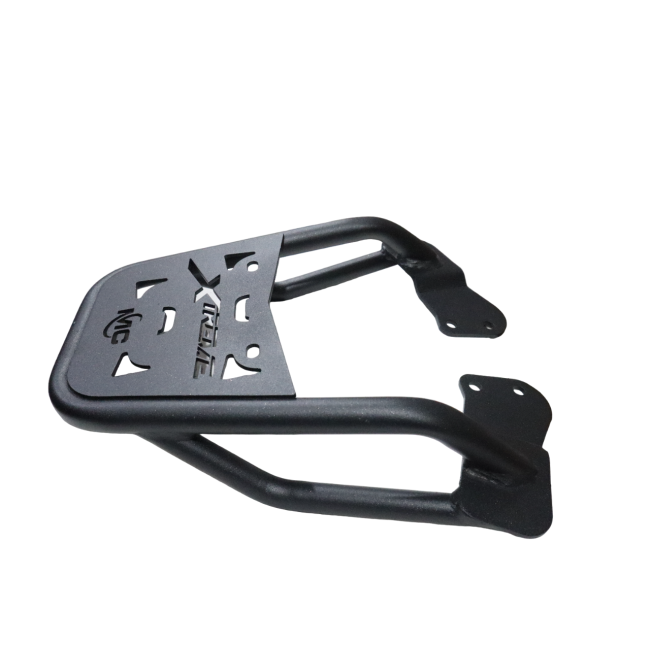MotoCare Carrier with Plate for Hero Xtreme 125R | Heavy Duty Luggage Rack & Rear Carrier Plate