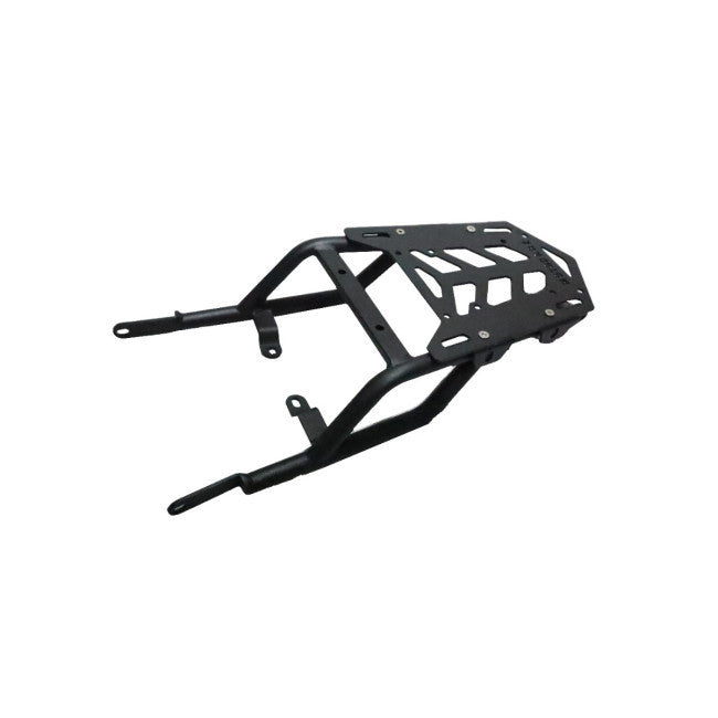 Motocare Carrier with Plate for Scram 440 – Heavy Duty Luggage Rack (Red & Black)