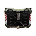 RP RACING 45L BLACK ALUMINIUM TOP BOX WITH BACKREST