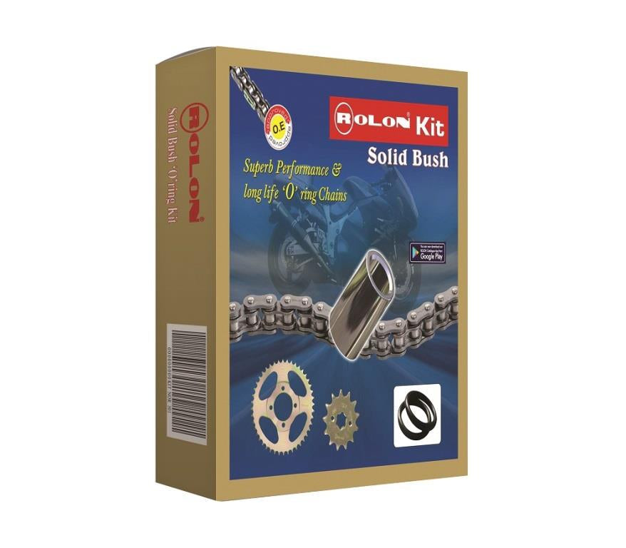 ROLON CHAIN AND SPROCKET KIT FOR V STROM 250T - KIT HPOR 416