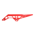 MotoCare Chain Guard for Hero XPulse 210 | Heavy Duty Metal Chain Sprocket Protector | Stylish Red Finish