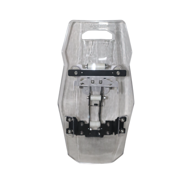 MotoCare Mantis Rally Tower Windshield for Himalayan 450 – Touring Screen with Clamp Kit