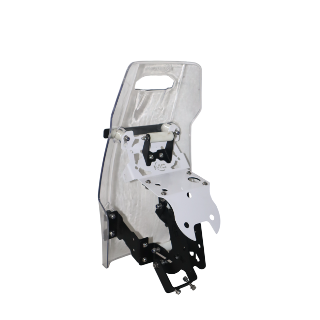 MotoCare Mantis Rally Tower Windshield for Himalayan 450 – Touring Screen with Clamp Kit
